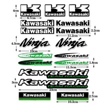 ★放水反射　1枚 +3D 立体型　2個★　バイクステッカー　ヘルメットステッカー　ニンジャ　カワサキ Kawasaki Ninja　★グリーン_画像5