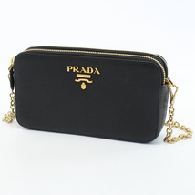 PRADA プラダ チェーンショルダーバッグ 1DH010 斜め掛け ショルダーバッグ レザー レディース 【中古】_画像4