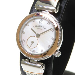 CHARRIOL/ Charriol Legacy натуральный бриллиант 10P наручные часы нержавеющая сталь /PGP кварц ракушка циферблат женский 