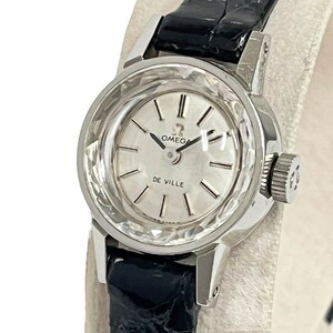 OMEGA/オメガ デビル/De Ville アンティーク 1960年～1970年 腕時計 ステンレス/レザー黒ベルト(社外) 手巻き レディース