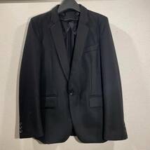 即決 COMME des GARCONS HOMME PLUS（コム・デ・ギャルソン・オム・プリュス） ウールカシミヤ 1ボタン ショート丈ジャケット XS_画像1