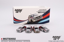 即決！ ミニGT MINI GT 1/64 ランチア デルタ HF インテグラーレ エボルツィオーネ 1992 モンテカルロラリー ４台セット 新品・未開封品_画像2