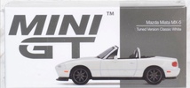 即決！ TSM トゥルースケール ミニGT 1/64 マツダ ミアータ MX-5 チューニングバージョン クラシックホワイト 右ハンドル 新品・未開封品_画像1