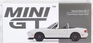 即決！ TSM トゥルースケール ミニGT 1/64 マツダ ミアータ MX-5 チューニングバージョン クラシックホワイト 右ハンドル 新品・未開封品