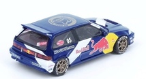 即決！ イノモデル INNO64 1/64 ホンダ グランド シビック EF9 No Good Racing Redbull 翼をさずける 新品・未開封品_画像7