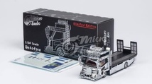 即決・送料無料！ Micro Turbo PEAKO ピーコ 1/64 デコトラ 積載車 Faltabed Tow Truck Ver.2 クロームシルバー 限定999台 新品・未使用品_画像1