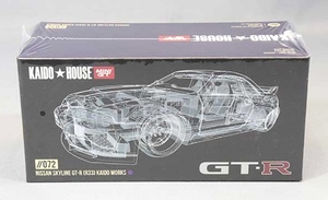 即決！ KAIDO★HOUSE x トゥルースケール ミニGT 1/64 ニッサン スカイライン GT-R R33 Kaido Works V1 ワーク 紫 072 新品・未開封品