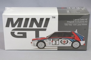 即決！ TRUESCALE MINI GT 1/64 ランチア デルタ HF インテグラーレ エボルツィオーネ 1992 1000湖ラリー ウィナー #3 新品・未開封品