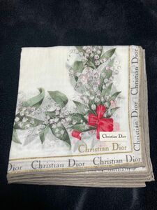 Christian Dior ブランドハンカチ ハンカチ 花柄 クリスチャンディオール 