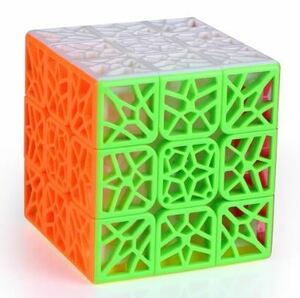 【DNA Plane 3x3】Qiyi dnaキューブ,魔法の立方体の平面,3x3x3,凹型,魔法の立方体,接着剤なし,ピラミッド型,子供のおもちゃ