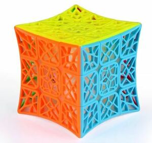 [DNA Concave 3x3]Qiyi dna Cube, magic. cube body. flat surface,3x3x3, dent type, magic. cube body, adhesive none, pillar mid type, child. toy 