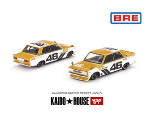 Kaido House x Mini GT 1/64 ダットサン 510 プロストリート BRE V3 DATSUN ミニカー