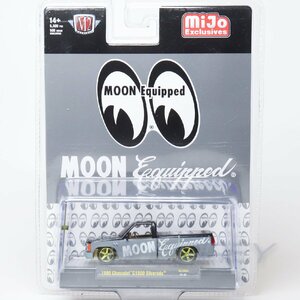 【レア！チェイス】M2 Machines 1/64 シボレー C1500 454SS ピックアップ ムーンアイズ 1990 ブラック/グレー Chevrolet Mooneyes MJS64