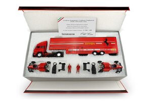 ブルム 1/43 フェラーリ F1 レーストランスポーター / 126 C4 セット 1984 モナコGP BRUMM RACE TRASPORTER SET 限定100台 ミニカー