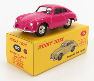 DINKY TOYS 1/43 Porsche 356A coupe 1960 pink PORSCHE 356A COUPE 1960 Dinky reprint minicar 