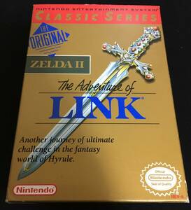 NES Zelda II: The Adventure of Link Classic NES Series 箱説明書付き ★海外版ファミコン リンクの冒険 ゼルダの伝説パート２