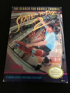 NES Skate or Die 2: The Search for Double Trouble 箱説明書付き ★海外版ファミコン スケートオアダイ2 国内未発版