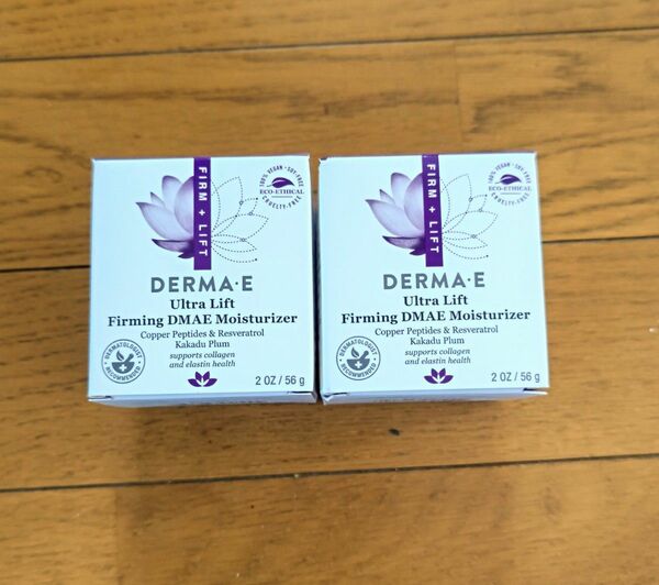 ダーマE DERMA E ダーマイー ウルトラリフト ファーミング DMAE モイスチャライザー クリーム、56 g2個