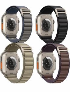  Alpine петля Apple Watch ultra частота Apple Watch частота нейлоновый G знак крюк 42/44/45/49mm 4шт.