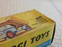 ジャンク品 当時物 コーギー CORGI TOYS 483 DODGE KEW FARGO TIPPER ミニカー 箱付き タイヤ難あり 現状渡し_画像8