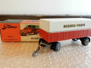 中古品 当時物 Tekno / テクノ SCANIA-VABIS ミニカー 箱付き スカニア 現状渡し