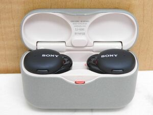 1円〜 中古 SONY WF-H800 アッシュグリーン/ブラック ソニー ワイヤレスステレオヘッドセット