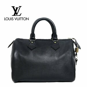 【1円】ルイヴィトン LOUIS VUITTON エピ スピーディ25 ハンドバッグ ミニボストンバッグ M43012 エピレザー ノワール ミニバッグ