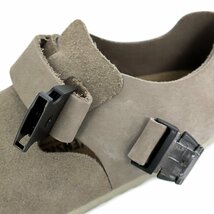 【1円/良品】BIRKENSTOCK ビルケンシュトック London メンズシューズ 41 26.5㎝ ワンタッチバックル マジックテープ スエード トープ 40202_画像7