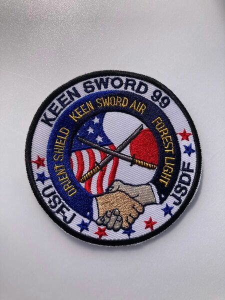 日米共同警護訓練KEEN SWORD99 自衛隊パッチ在日米軍ワッペン/patch日米共同演習USFJ日米統合演習JSDF日本