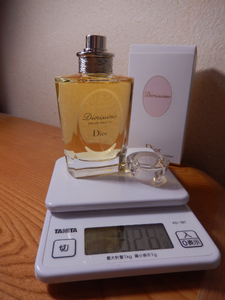 フルボトル♪ほぼ満タン 326g(^^ゞ 100ml トワレ「Dior Diorissimo：ディオリシモ」EDT-SP（スプレー)全体美品 _/_/ 交渉OK！匿名OK！ _/_/