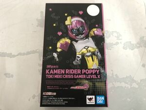 バンダイ S.H.Figuarts 仮面ライダーポッピー ときめきクライシスゲーマー レベルX 箱付き / 仮面ライダーエグゼイド フィギュア い722-6a