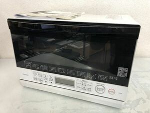 動作ok 東芝 ER-V60 石窯オーブン 23L グランホワイト 2020年製 / TOSHIBA 角皿式スチーム オーブンレンジ い756a