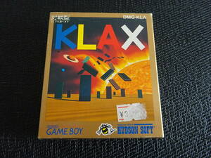 ゲームボーイ　箱説あり　KLAX クラックス　〈0388〉