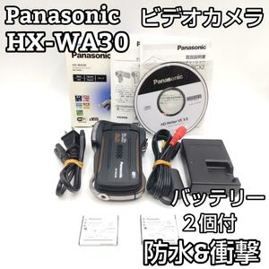 ★バッテリー2個★ パナソニック Panasonic HX-WA30 ビデオ