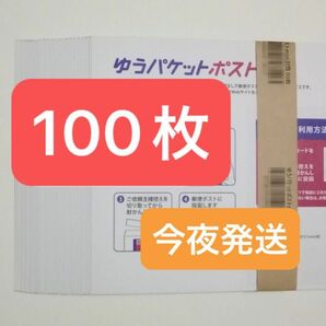 新品　ゆうパケットポストmini封筒　ゆうパケットポストミニ　専用封筒　100枚