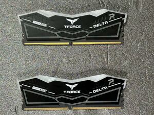 T-FORCE DELTA RGB DDR5 32GB(2×16GB) 6000MHz 動作品