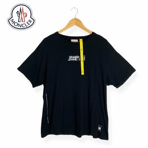 ★美品★ MONCLER FRAGMENT GENIUS MAGLIA T-SHIRT モンクレール フラグメント マグリア Tシャツ ブラック Lサイズ 藤原ヒロシ イタリア製