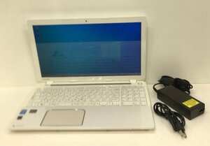 【ジャンク品】 TOSHIBA 東芝 dynabook T554/67KW Windows 10 Core i7-4700MQ 2.40GHz 8GB HDD 1TB BD 15.5インチ 白 240215SK400229