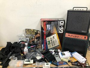 ジャンク ギター用品 ギターアンプ チューナー まとめ売り BOSS/KORG/FERNANDES/IBZ10GV2-J/OS-15/GS-10/PB-01 他 240104SK060607