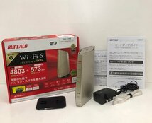 BUFFALO バッファロー 無線ルーター 無線LAN親機 WSR-5400AX6S-CG Wi-Fi 6 4803+573 IPｖ6 240126RM510283_画像1