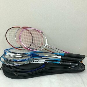 現状品 バドミントンラケット まとめ売り 10本 YONEX IGNIO Halex mizuno 他 231219SK500179