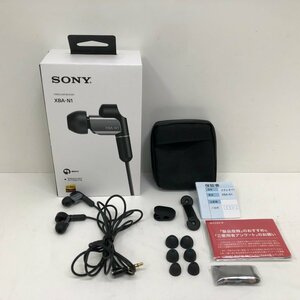 SONY ソニー XBA-N1 密閉型インナーイヤーレシーバー 有線イヤホン 240130SK390362