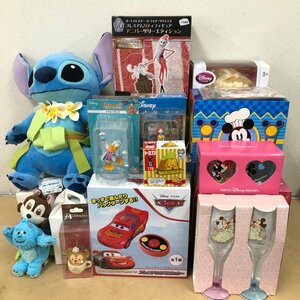 【ジャンク】 ディズニー フィギュア グッズ まとめ売り ぬいぐるみ シャンパンペアグラス オルゴール 掛け時計 他 多数 240201SK280797