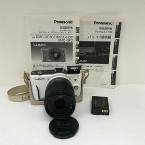 【ジャンク品】 Panasonic パナソニック LUMIX ルミックス DMC-GF2 ミラーレス一眼レフカメラ ホワイト 動作未確認 231228SK320299