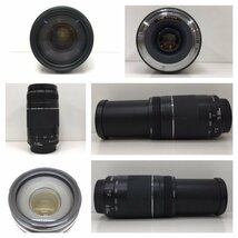 Canon キャノンEOSkiss　一眼レフフィルムカメラ　ズームレンズ　35-80mm/75-300mm　レンズセット　240213SK090284_画像3