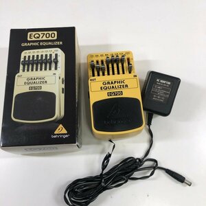 BEHRINGER EQ700 Graphic Equalizer ベーリンガー イコライザー エフェクター アダプター(社外品)付 240213RM400315