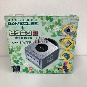 ニンテンドー ゲームキューブ 本体 シルバー ＋ ピクミン2 スターターセット ぬいぐるみ 箱あり 美品 220524RM500101