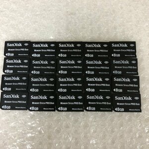 【ジャンク品】SanDisk　サンディスク memory stick pro duo 8GB 20枚 まとめ 240215SK750131