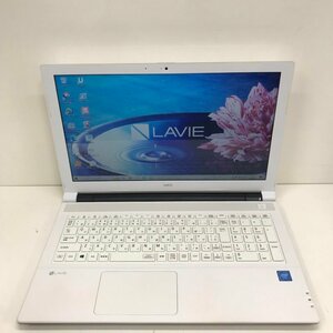 NEC PC-NS100E2W Windows10 Celeron CPU 3855U 1.60GHz 4GB HDD 500GB 15インチ ホワイト ノートパソコン 240213SK290559