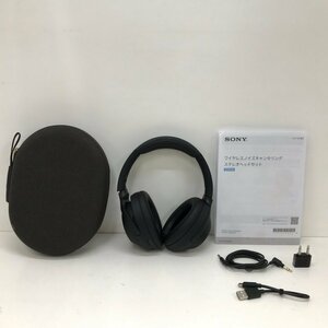 SONY ソニー WH-1000XM4 ワイヤレスノイズキャンセリングステレオヘッドセット ブラック ワイヤレスヘッドホン Bluetooth 240220SK190037